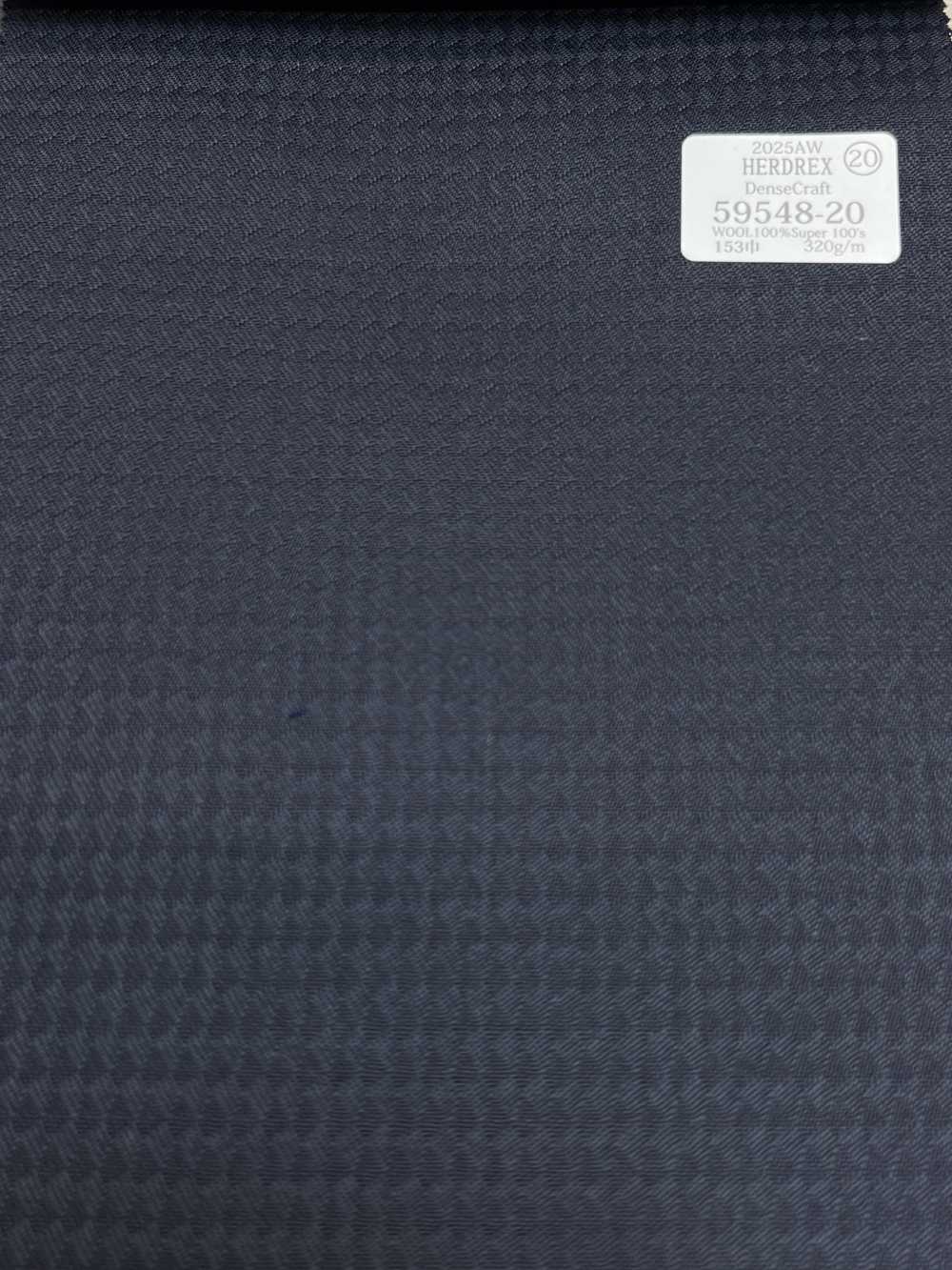 59548-20 25AW HERDREX [Dense Craft] Tessuto A Quadri Blu Navy Dense Craft[Tessile] Società Per Azioni Kunishima Co., Ltd.