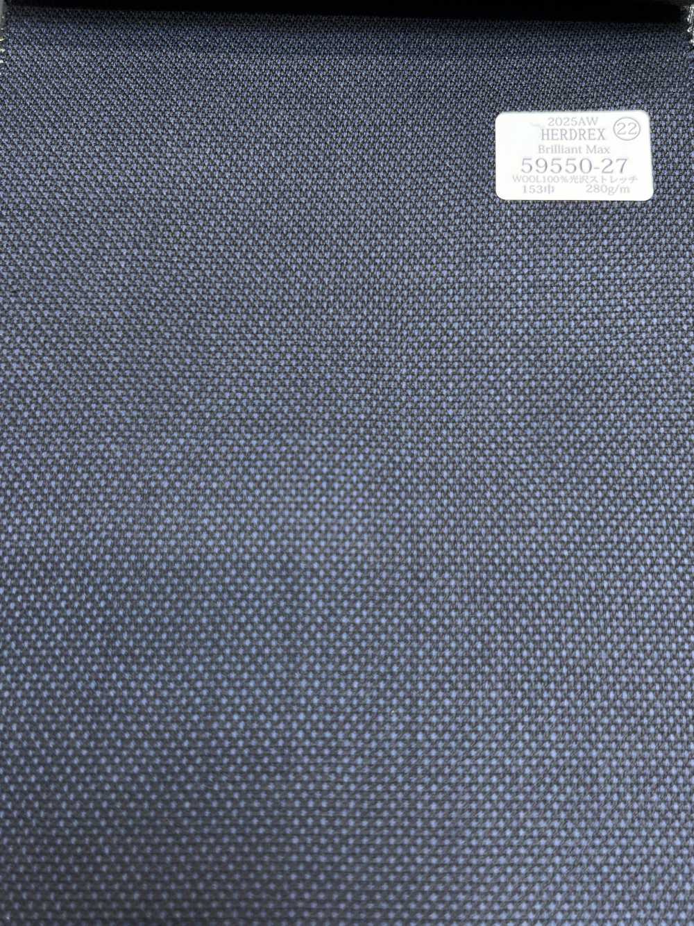 59550-27 25AW HERDREX [Brilliant Max] Brilliant Max Navy Bird's-eye Pattern[Tessile] Società Per Azioni Kunishima Co., Ltd.