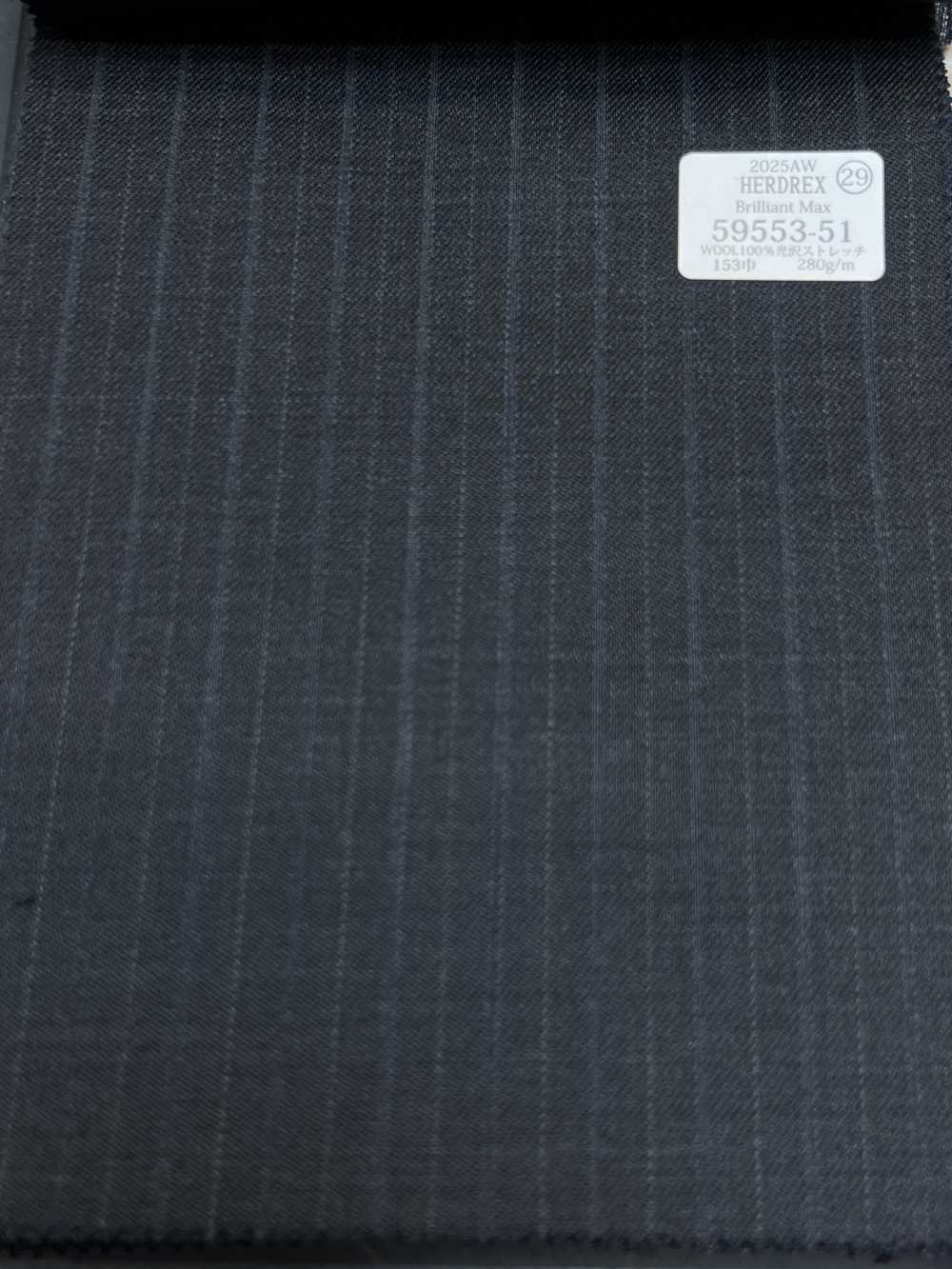 59553-51 25AW HERDREX [Brilliant Max] Brilliant Max Charcoal Heaven Grey Alternate Stripe[Tessile] Società Per Azioni Kunishima Co., Ltd.