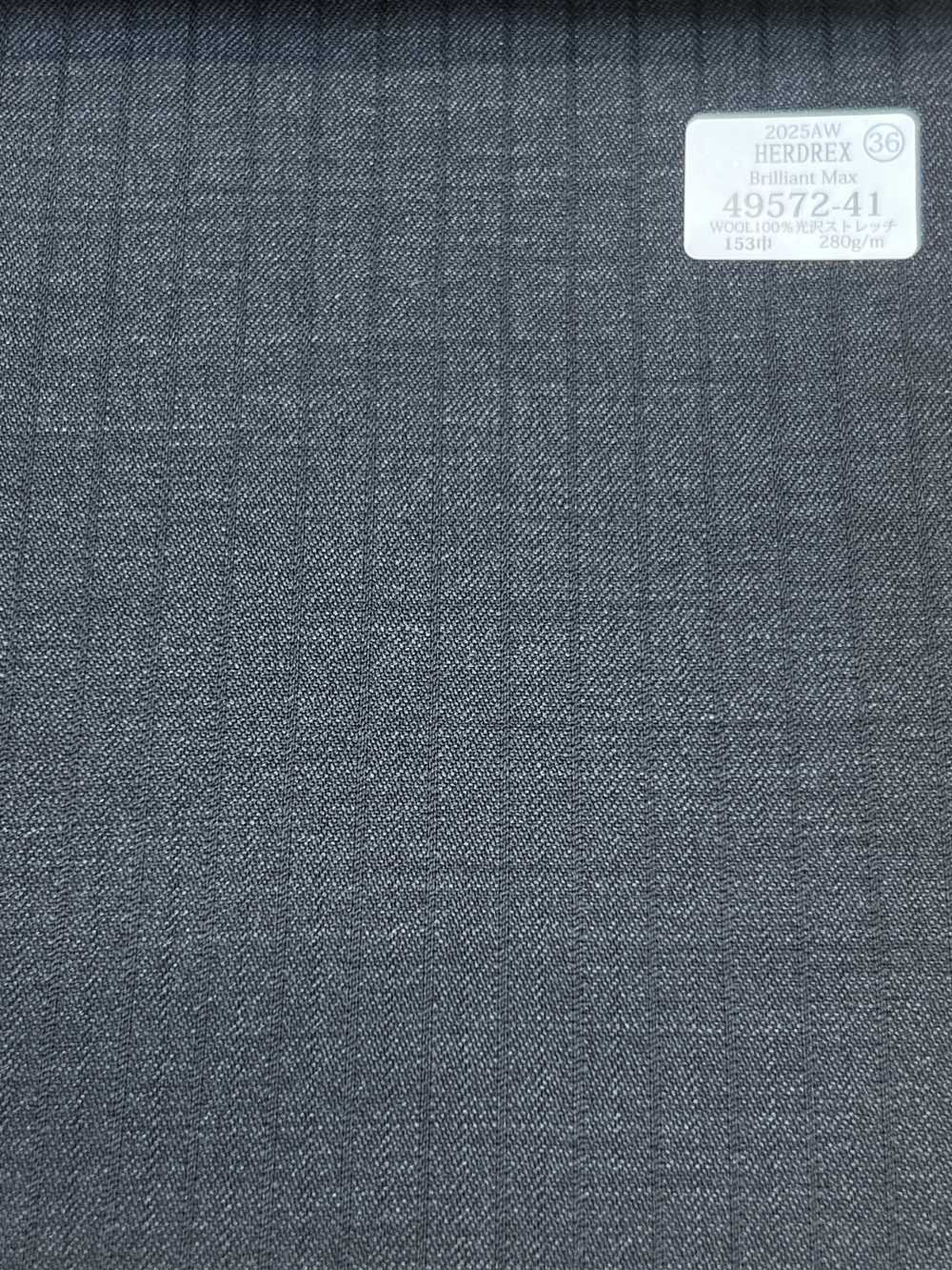 49572-41 25AW HERDREX [Brilliant Max] Brilliant Max Charcoal Heaven Grey Shadow Stripe[Tessile] Società Per Azioni Kunishima Co., Ltd.