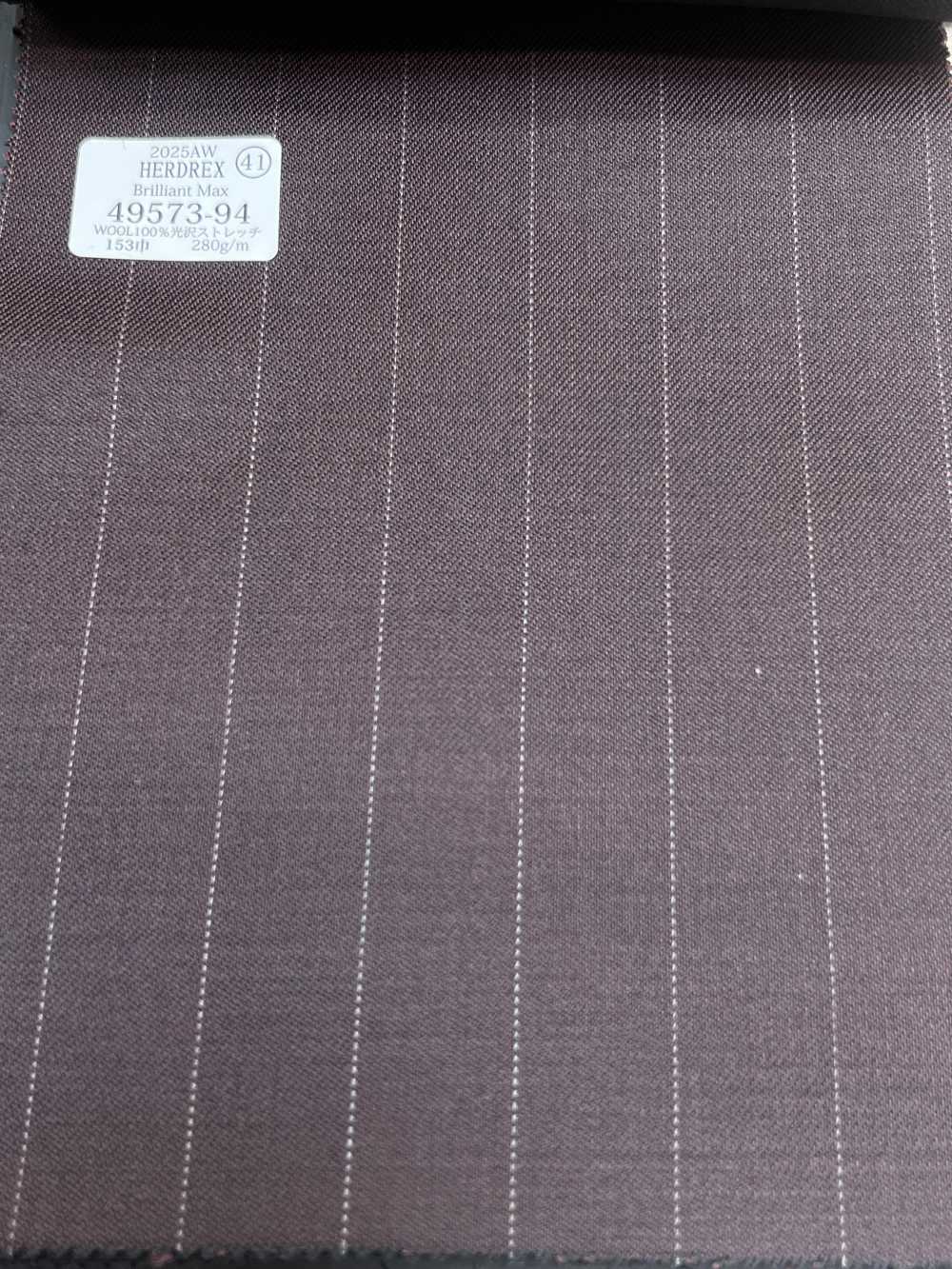 49573-94 25AW HERDREX [Brilliant Max] Brilliant Max Marrone Chiaro Strisce Larghe[Tessile] Società Per Azioni Kunishima Co., Ltd.