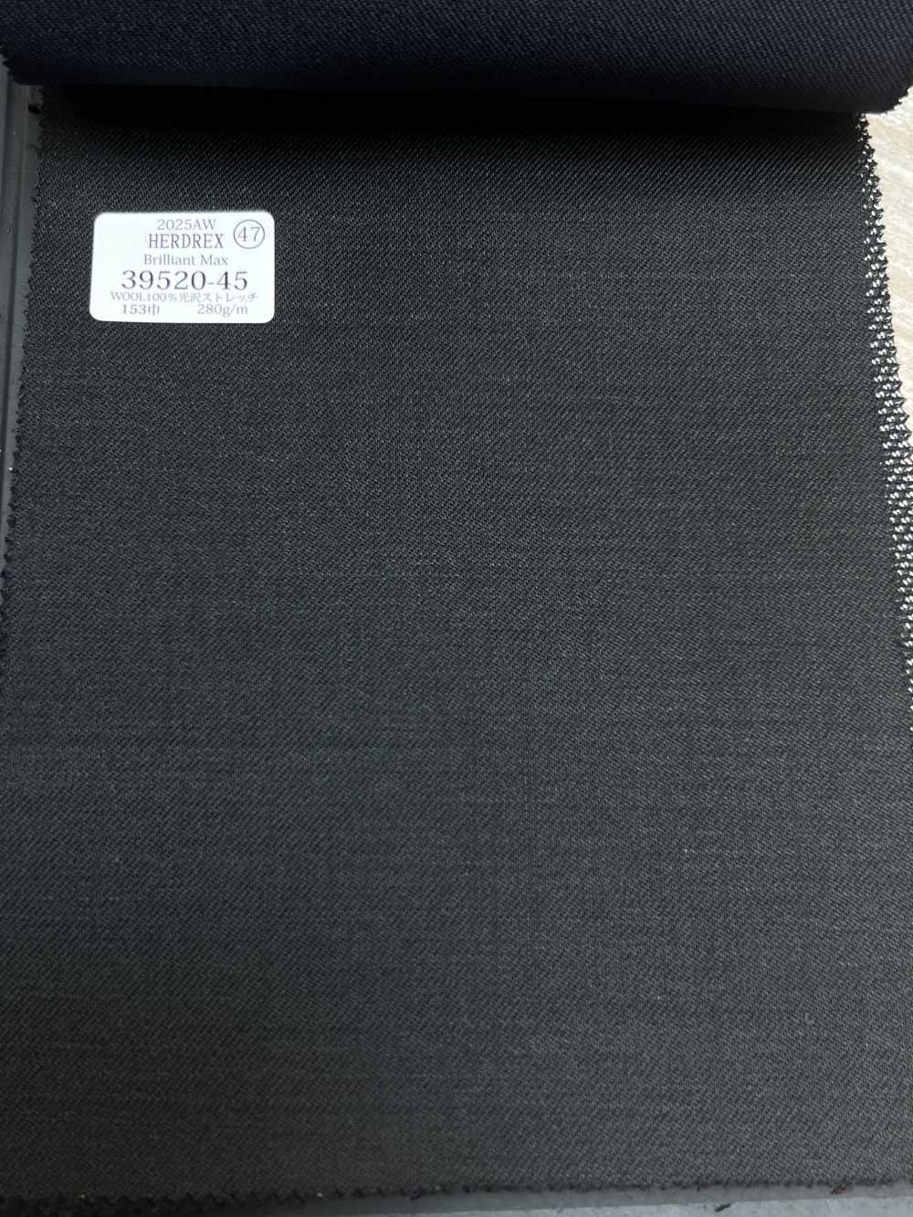 39520-45 25AW HERDREX [Brilliant Max] Brilliant Max Charcoal Heaven Grey Senza Motivo[Tessile] Società Per Azioni Kunishima Co., Ltd.