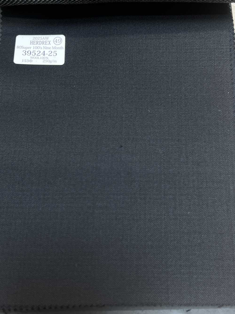 39524-25 25AW HERDREX [80 SUPER 100'S NOVE MESI] Scuro Senza Motivo[Tessile] Società Per Azioni Kunishima Co., Ltd.