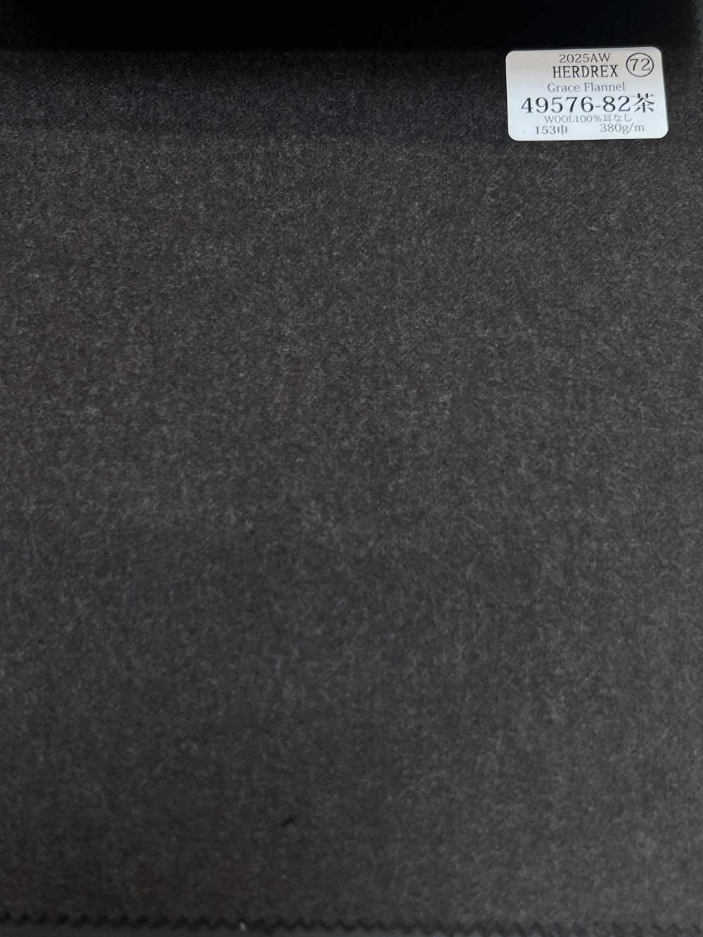 49576-82 25AW HERDREX [Grace Flannel] Grace Flannel Senza Motivo[Tessile] Società Per Azioni Kunishima Co., Ltd.