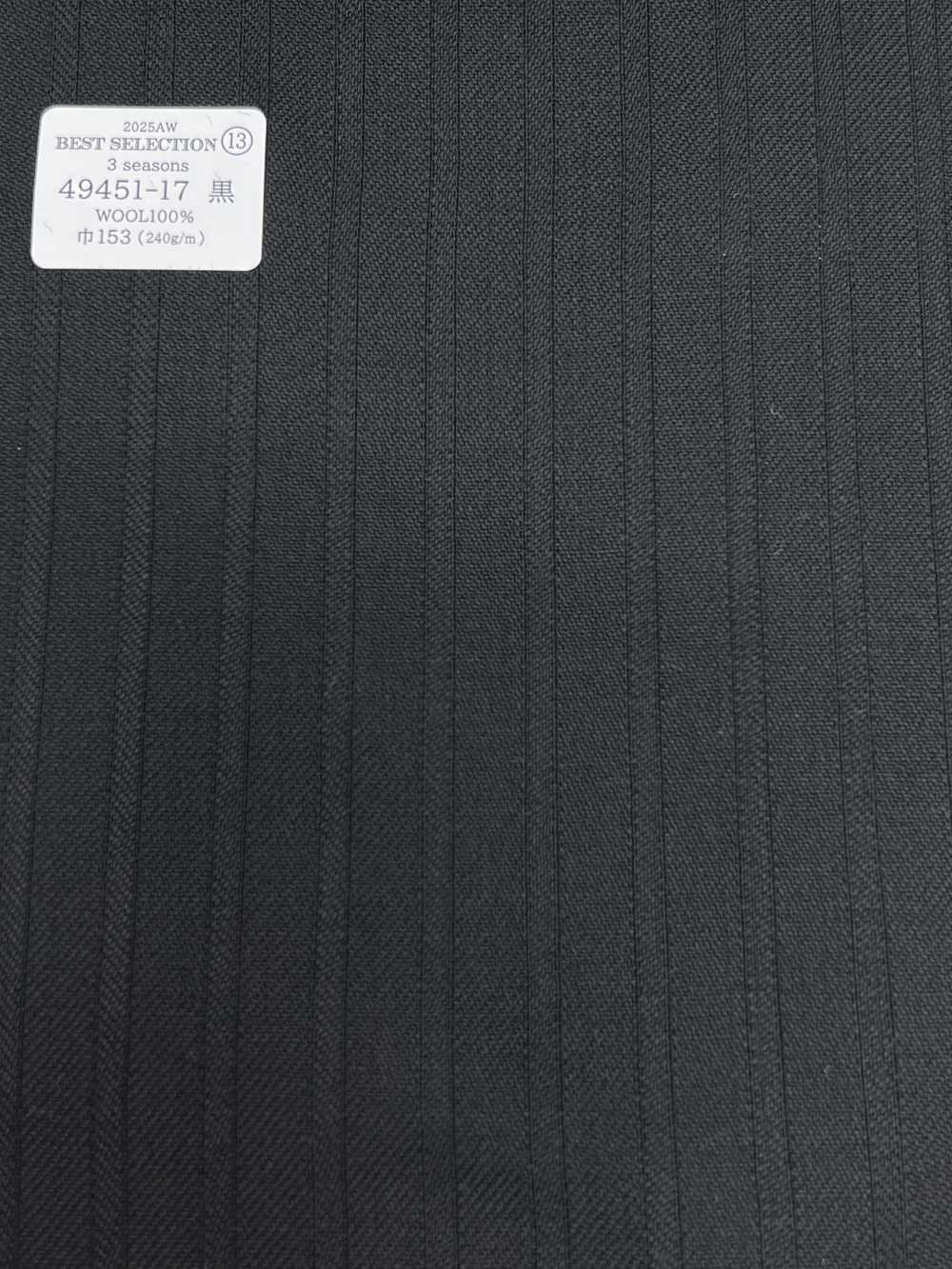 49451-17 25AW MIGLIORE SELEZIONE [3 Stagioni] Striscia Ombra Nera[Tessile] Società Per Azioni Kunishima Co., Ltd.
