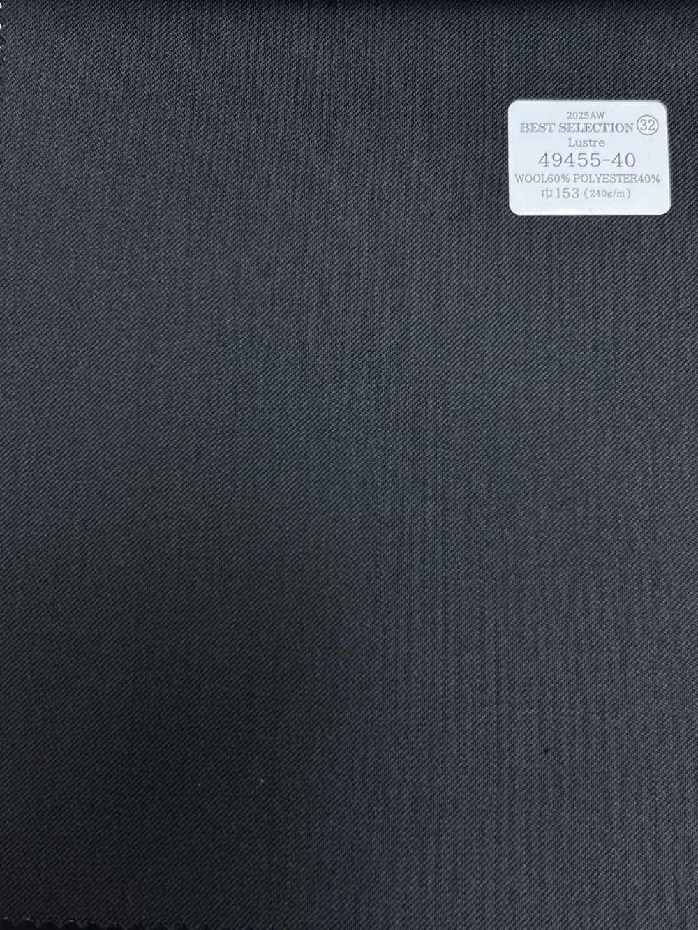 49455-40 25AW MIGLIORE SELEZIONE [Lustre] Grigio Lucido Senza Motivo[Tessile] Società Per Azioni Kunishima Co., Ltd.