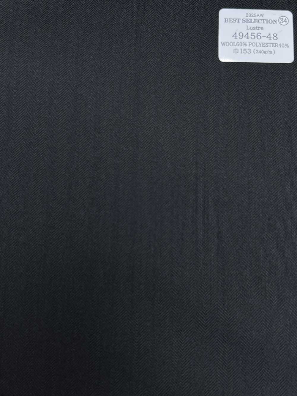 49456-48 25AW MIGLIORE SELEZIONE [Lustre] Striscia Ombra Grigio Lucido[Tessile] Società Per Azioni Kunishima Co., Ltd.