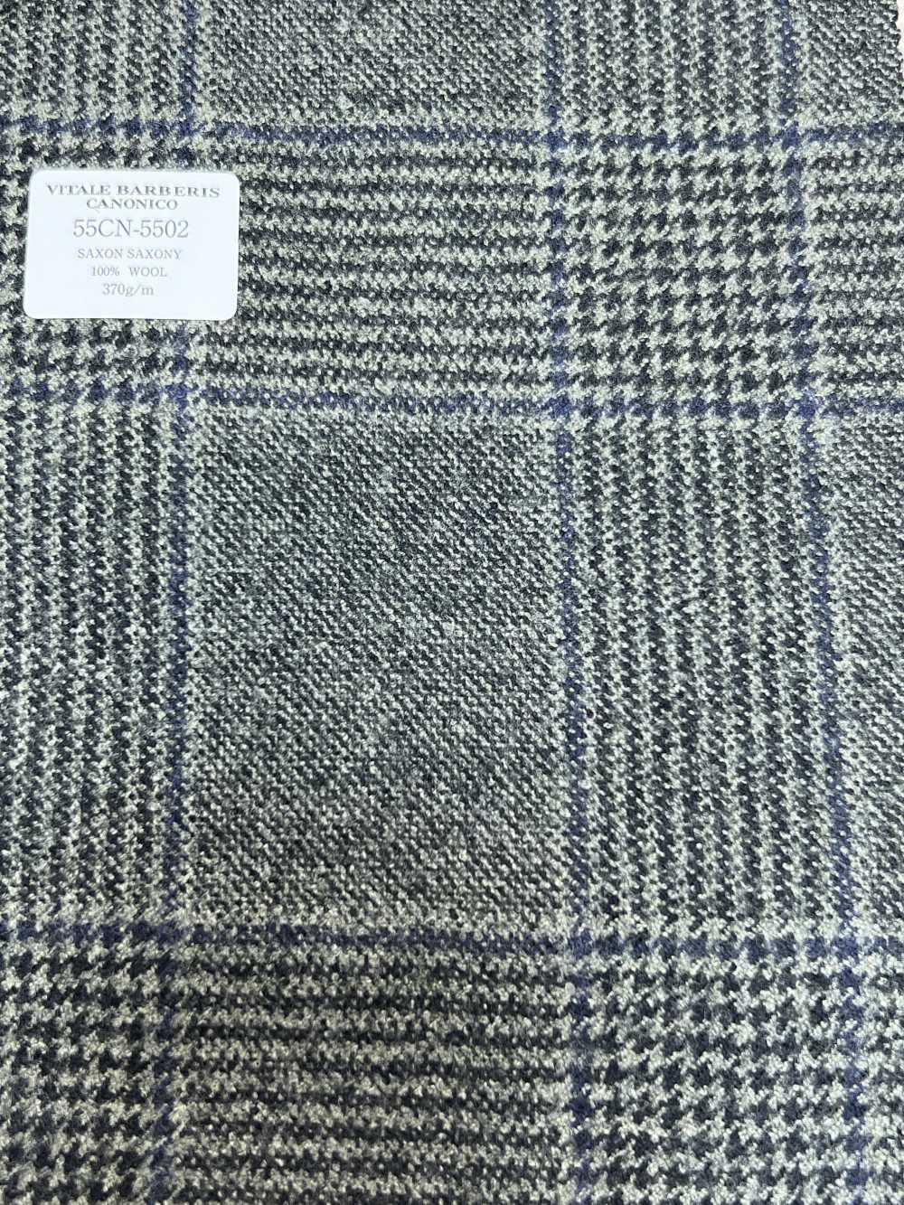 55CN5502 CANONICO SAXONY Gray Big Glen Check[Tessile] CANONICO