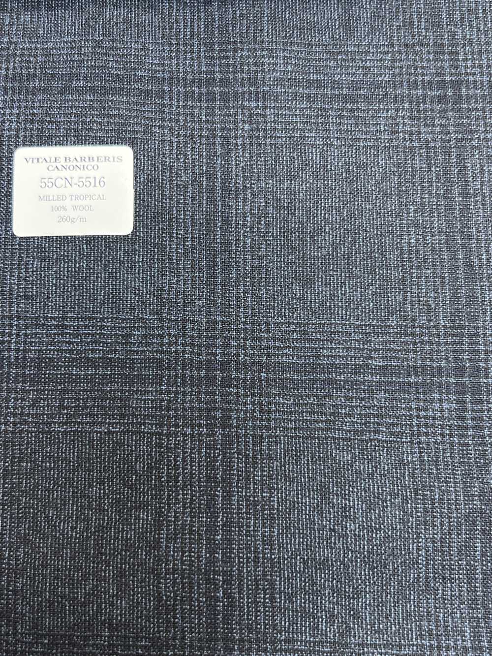 55CN5516 CANONICO MILLED TROPICAL Navy Glen Check[Tessile] CANONICO