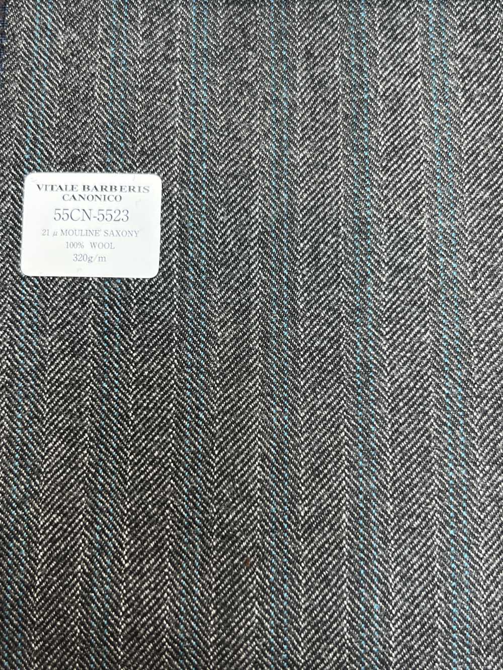 55CN5523 CANONICO 21μ MOULINE' SAXONY Grigio Alternato Striscia[Tessile] CANONICO