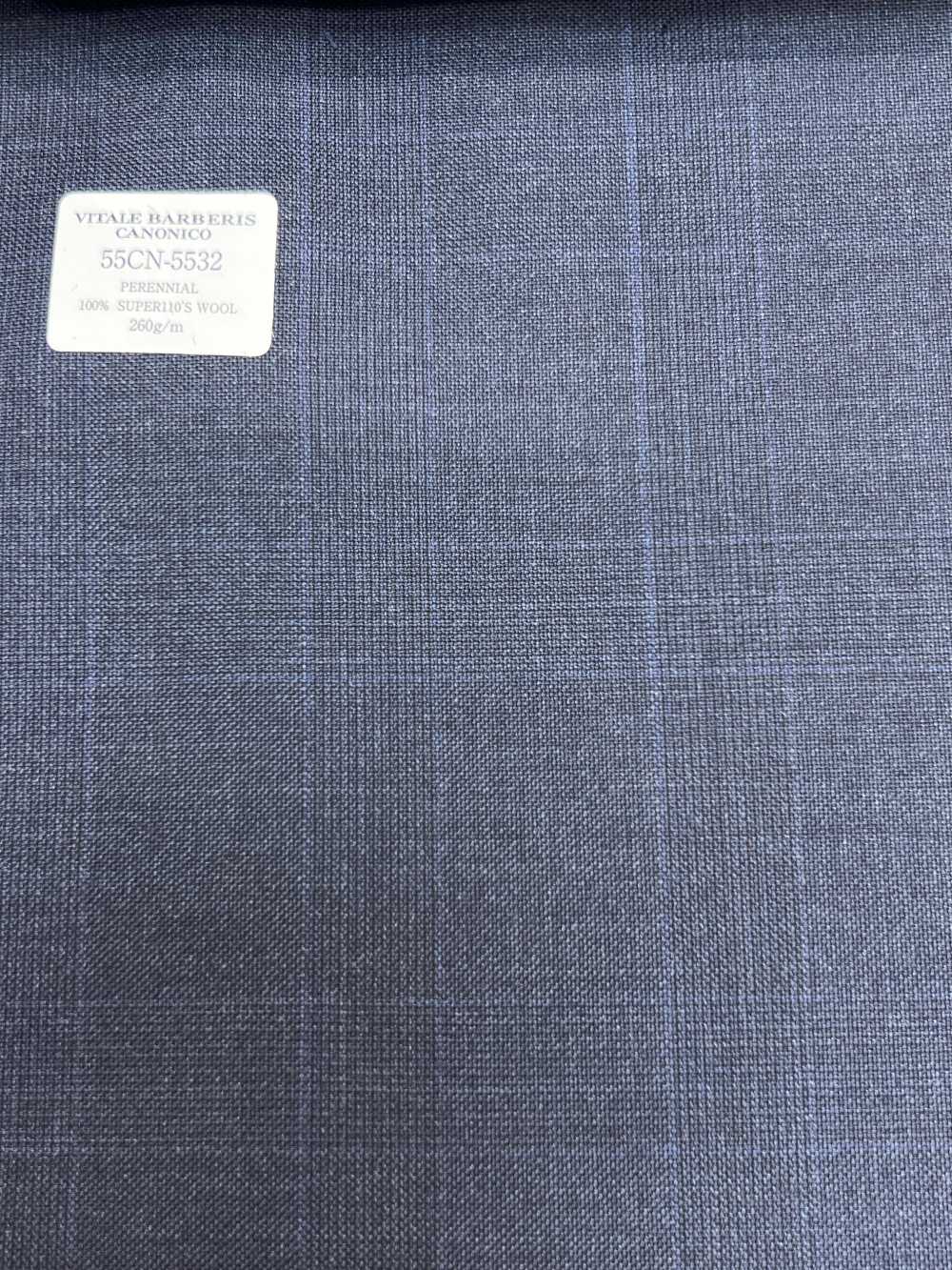 55CN5532 CANONICO PERENNIAL SUPER110'S Navy Glen Check[Tessile] CANONICO