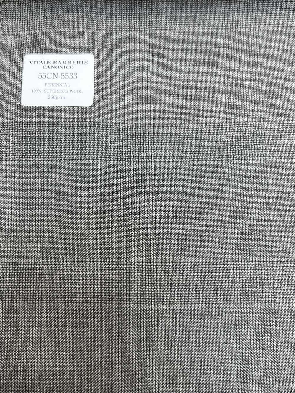 55CN5533 CANONICO PERENNIAL SUPER110'S Gray Glen Check[Tessile] CANONICO
