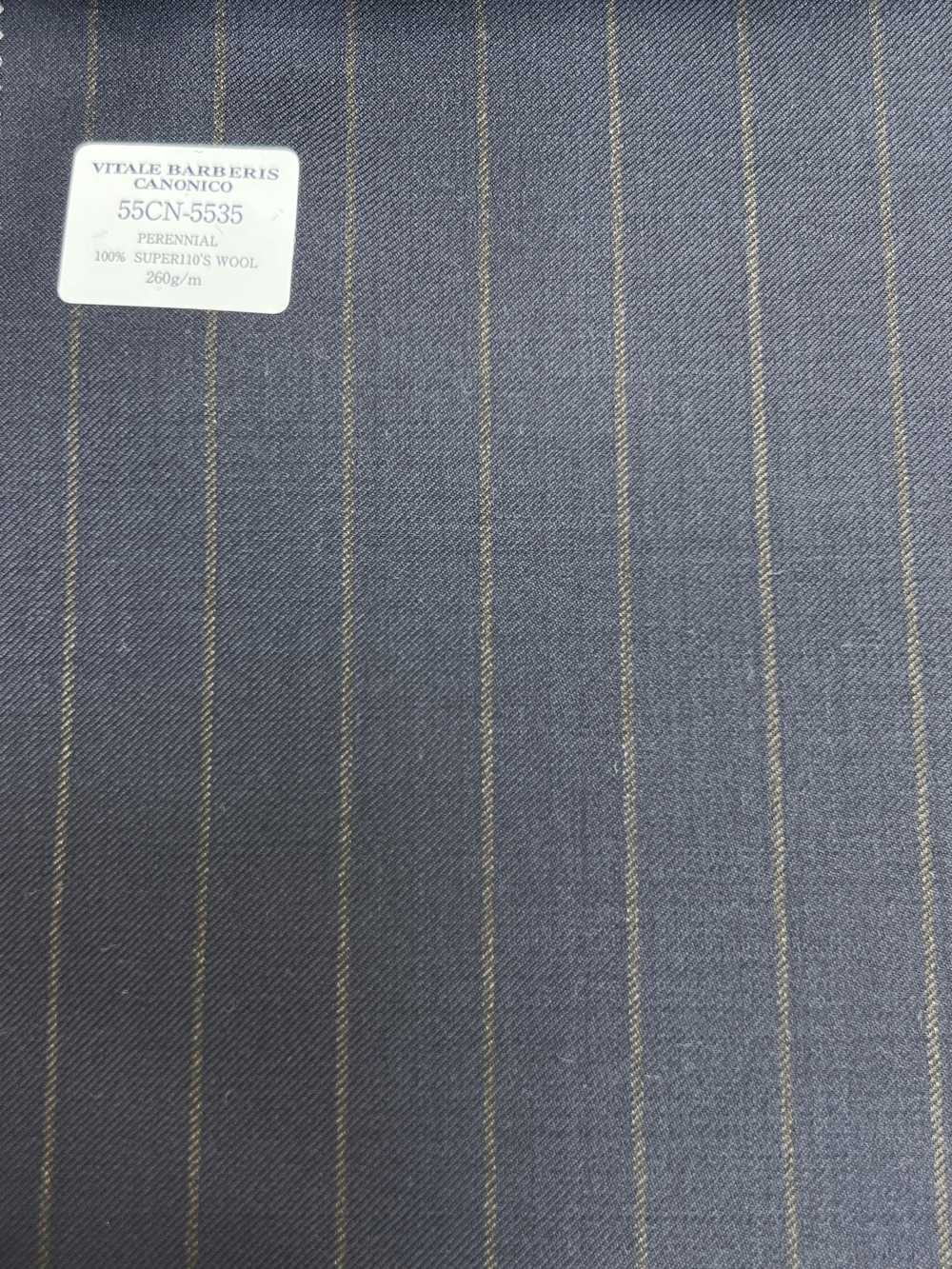 55CN5535 CANONICO PERENNIAL SUPER110'S Navy Stripe[Tessile] CANONICO