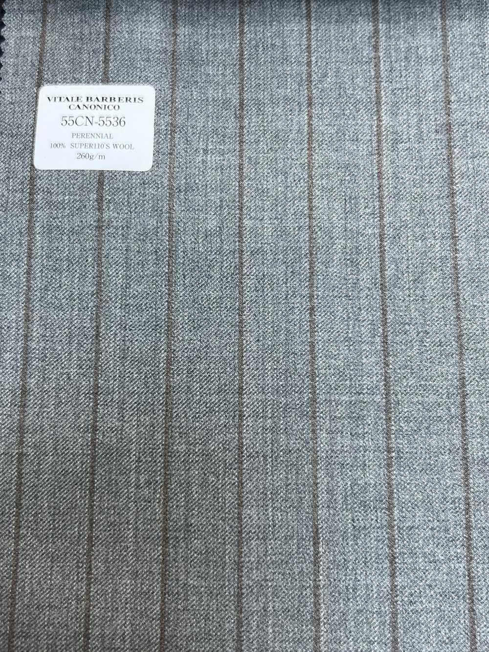 55CN5536 CANONICO PERENNIAL SUPER110'S Gray Stripe[Tessile] CANONICO