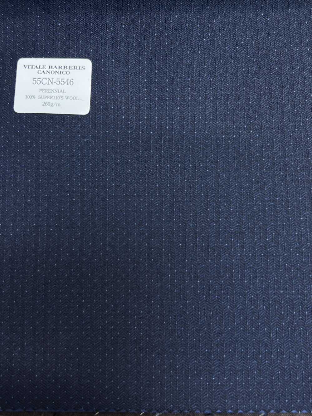 55CN5546 CANONICO PERENNIAL SUPER110'S Navy Pin Dot[Tessile] CANONICO