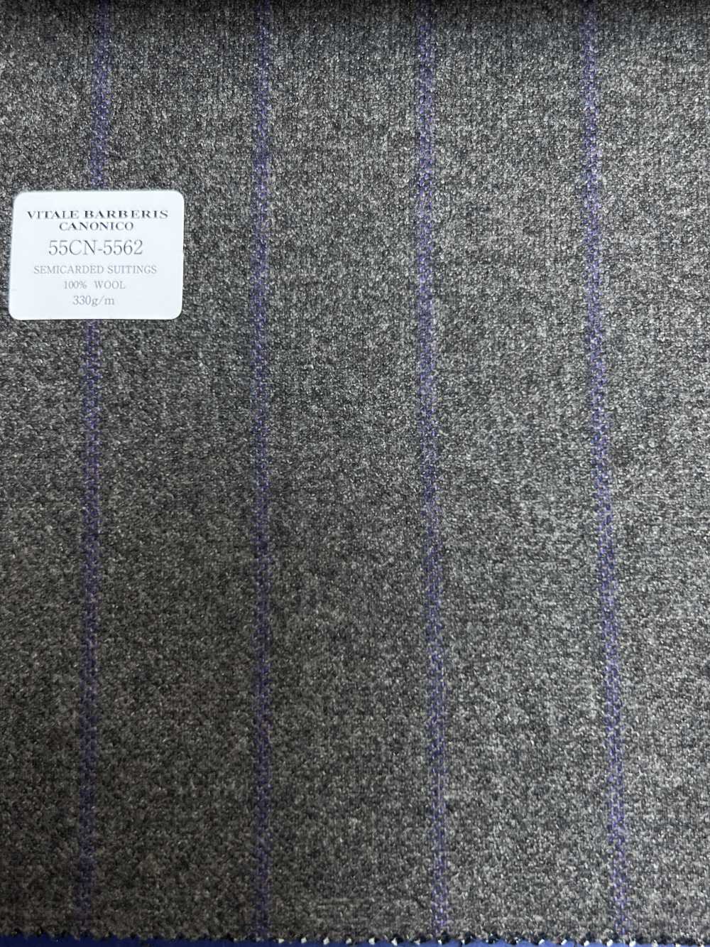 55CN5562 CANONICO SEMICARDED SUITTINGS Grigio Striscia[Tessile] CANONICO