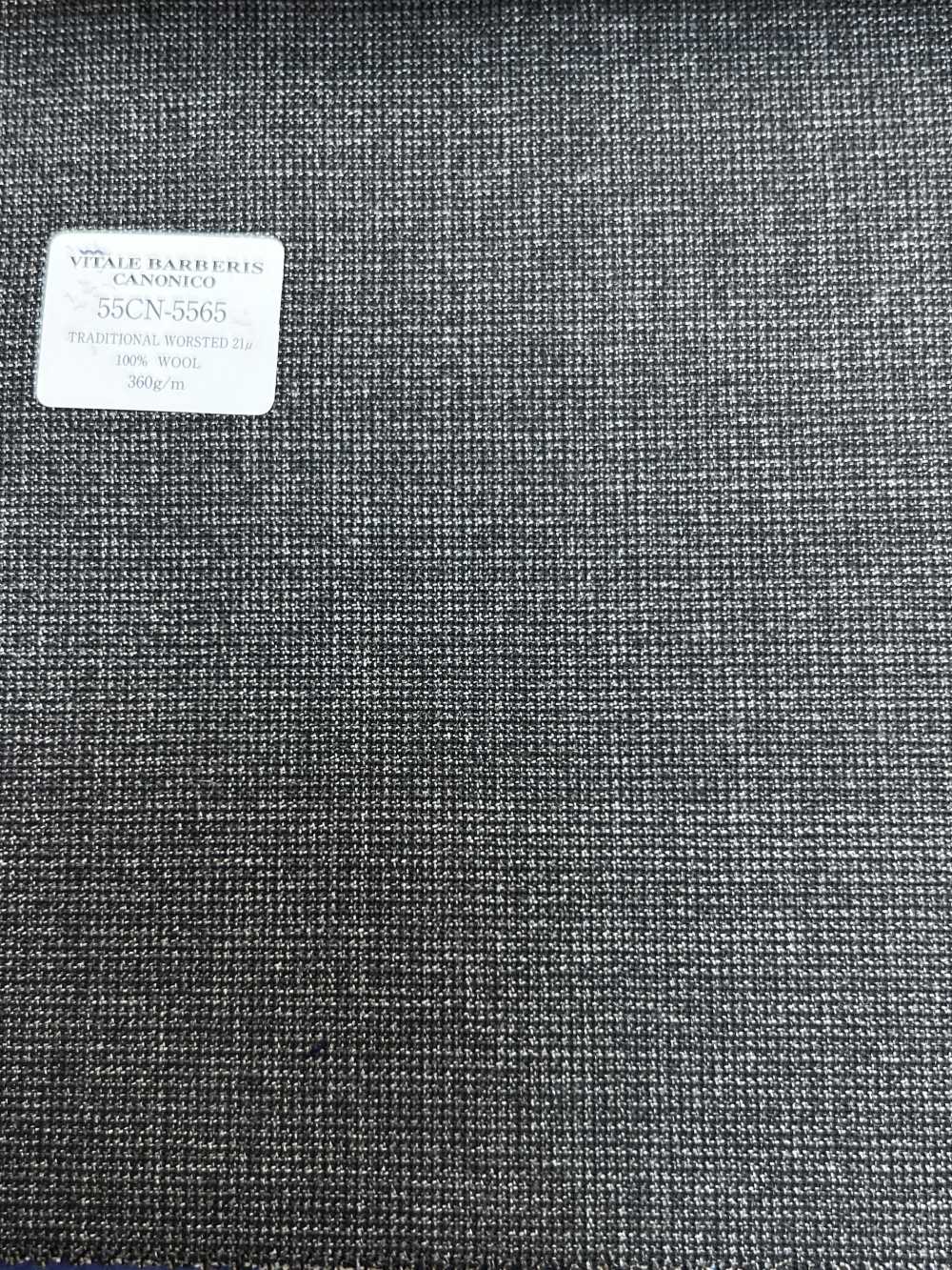 55CN5565 CANONICO TRADITIONAL WORSTED 21μ Gray Micro Check[Tessile] CANONICO