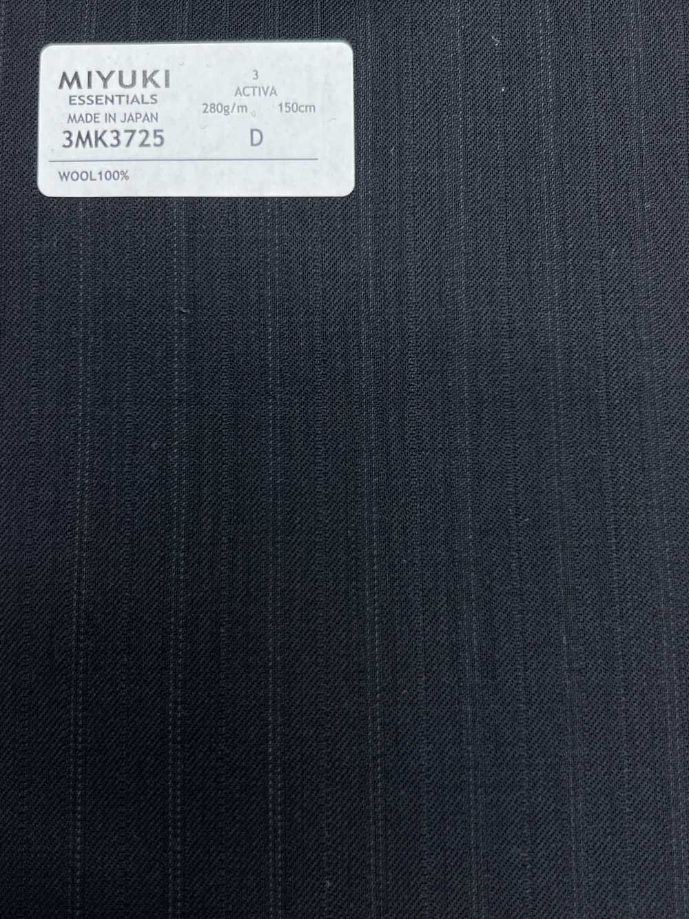 3MK3725 25AW ACTIVA Alternate Stripe Blu Scuro[Tessile] Lanificio Miyuki