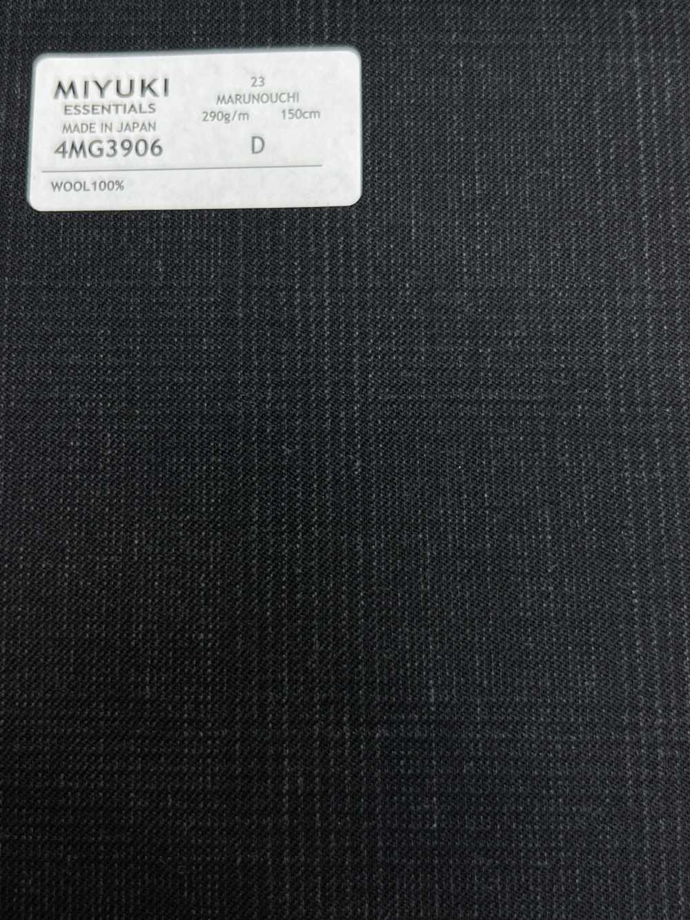 4MG3906 25AW MARUNOUCHI Glen Check Charcoal Heaven Grey[Tessile] Lanificio Miyuki