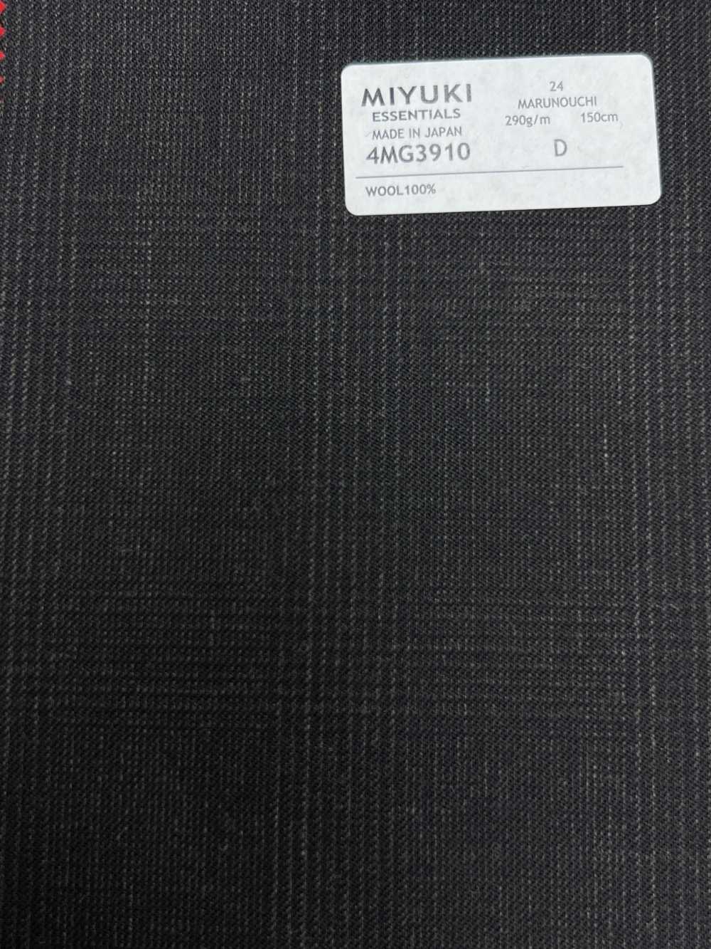 4MG3910 25AW MARUNOUCHI Glen Check Marrone Scuro[Tessile] Lanificio Miyuki