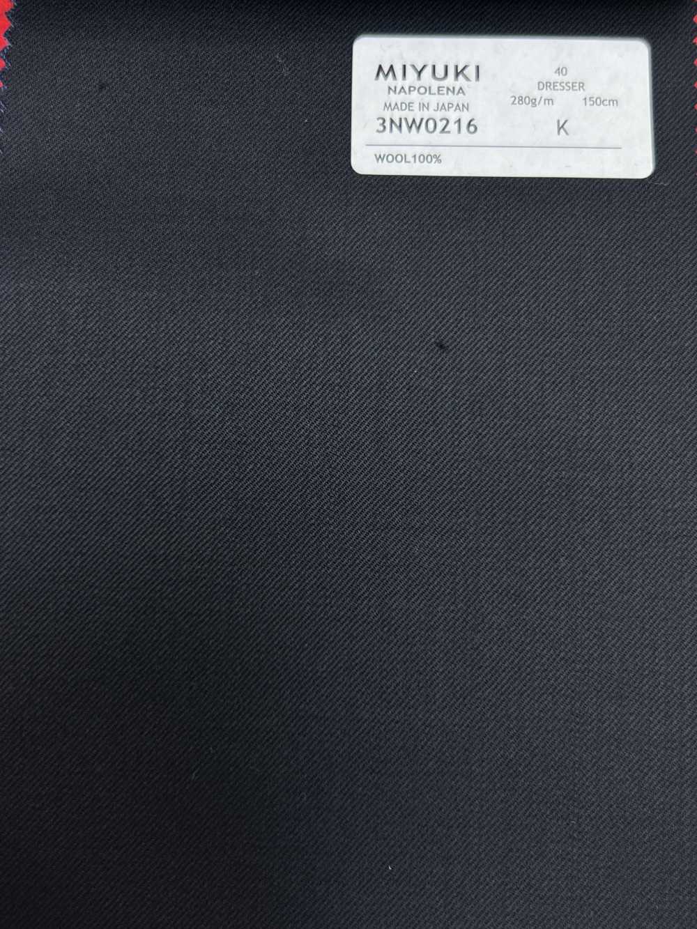 3NW0216 25AW NAPOLENA DRESSER Twill Blu Scuro[Tessile] Lanificio Miyuki