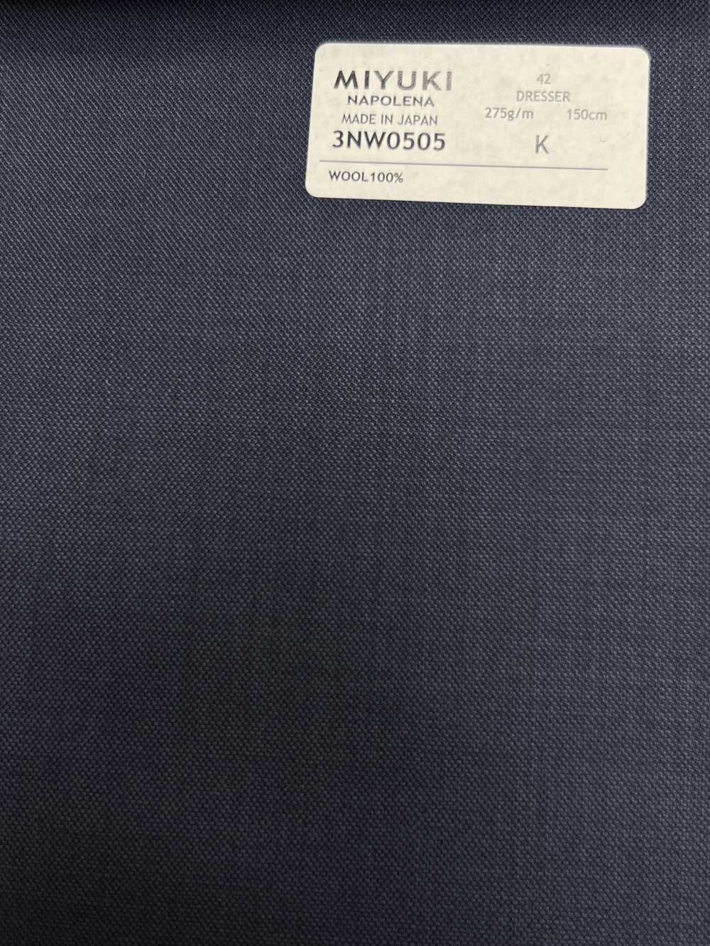 3NW0505 25AW NAPOLENA DRESSER Twill Blu[Tessile] Lanificio Miyuki