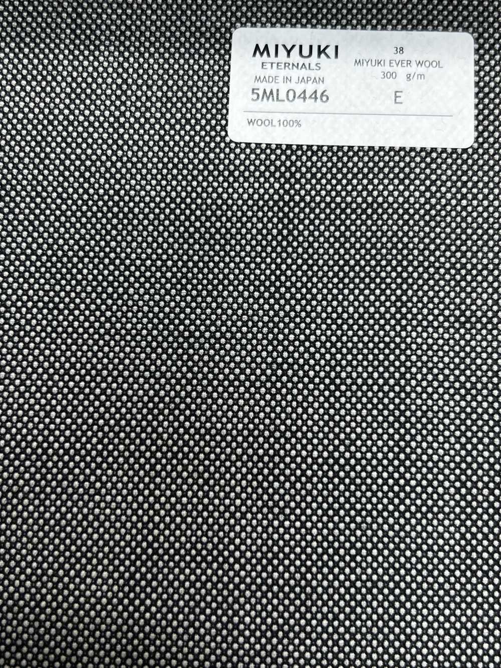 5ML0446 MIYUKI EVER WOOL Birth Eye Gray[Tessile] Lanificio Miyuki