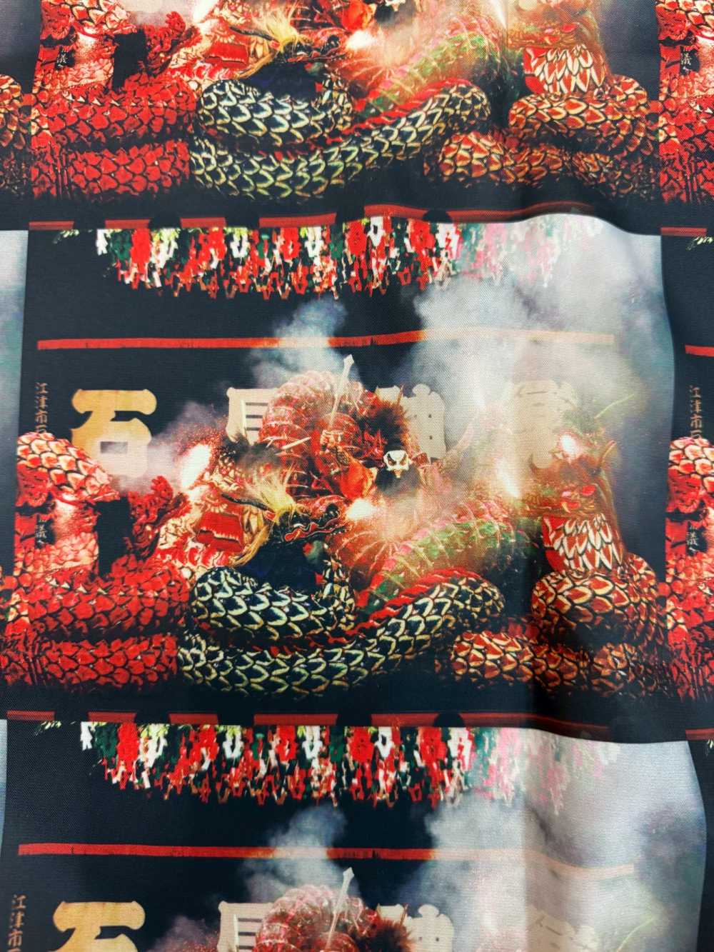 TPT1002 Fodera Stampata Iwami Kagura Con Motivo Ripetuto[Liner]