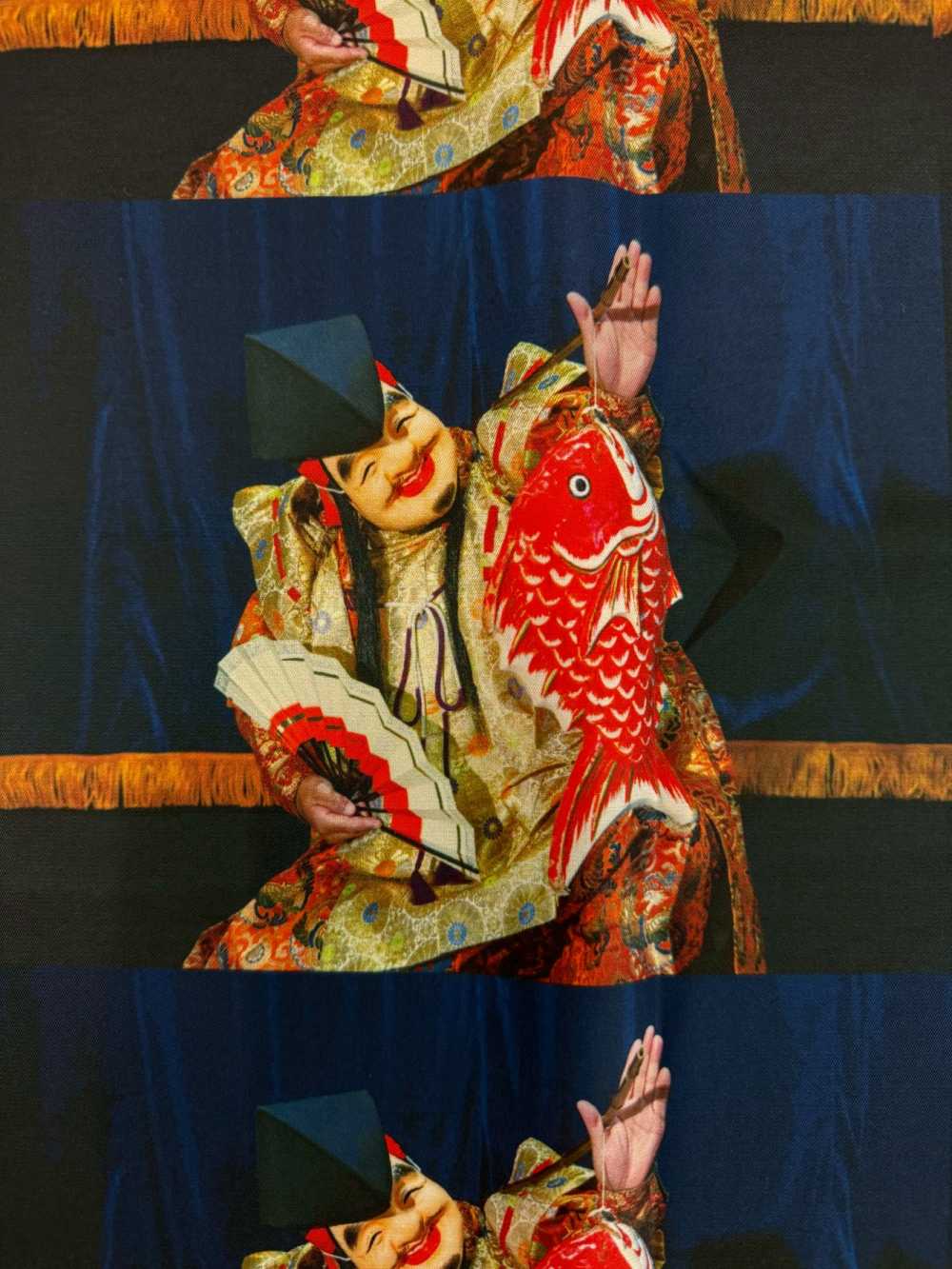 TPT1003 Fodera Stampata Iwami Kagura Con Motivo Ripetuto[Liner]