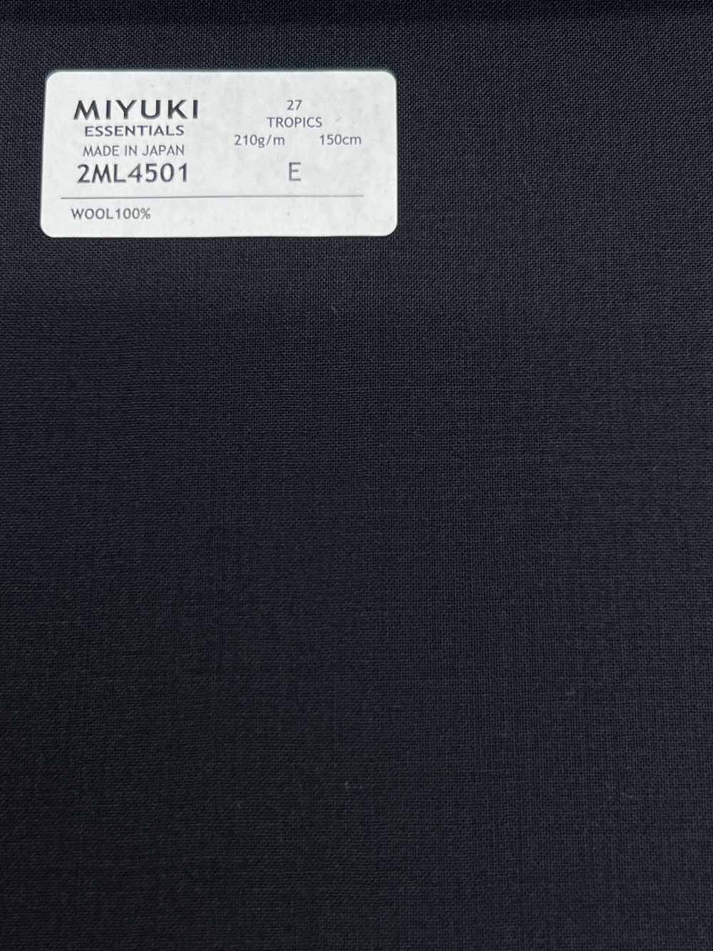 2ML4501 26SS Miyuki Textile MIYUKI Essentials TROPICS Senza Motivo[Tessile] Lanificio Miyuki