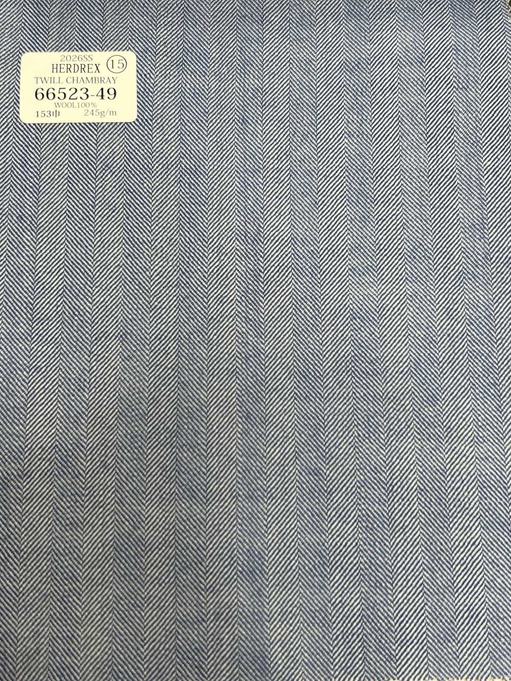 66523-49 26SS HERDREX 【TWILL CHAMBRAY】 Twill Chambray[Tessile] Società Per Azioni Kunishima Co., Ltd.