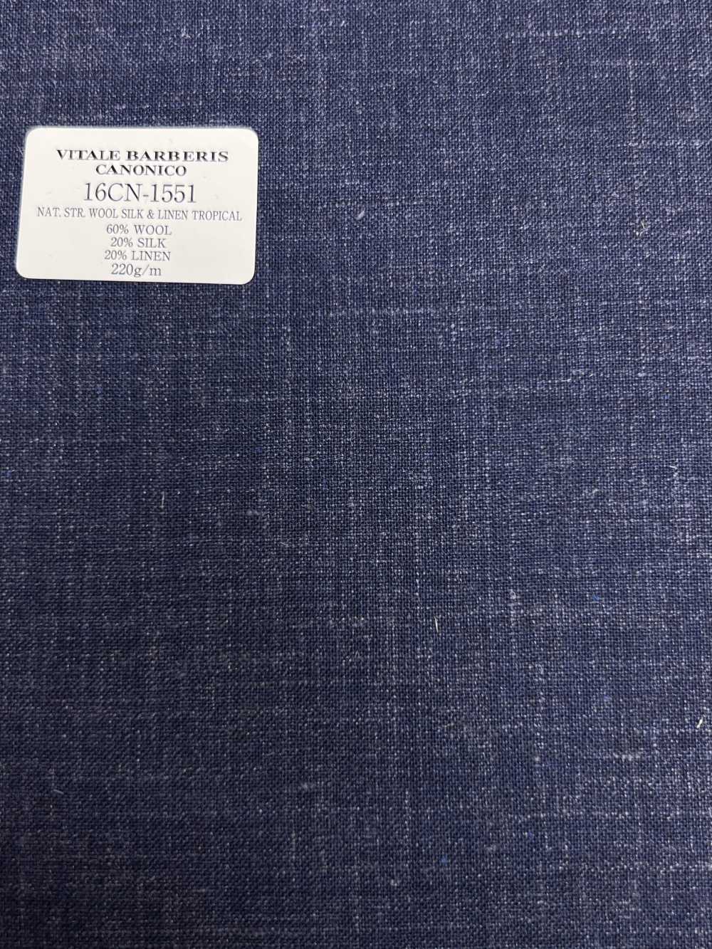 16CN1551 26SS VBC Vitale Barberis Canonico "SUPERSONIC" NATURAL STRETCH WOOL SILK & LINEN TROPICALE[Tessile] CANONICO