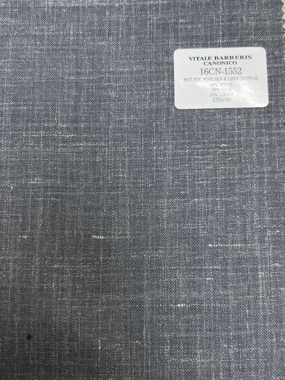 16CN1552 26SS VBC Vitale Barberis Canonico "SUPERSONIC" NATURAL STRETCH WOOL SILK & LINEN TROPICALE[Tessile] CANONICO