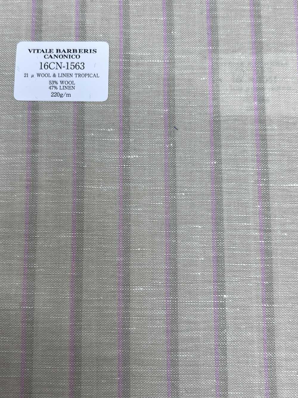 16CN1563 26SS VBC Vitale Barberis Canonico 21 μ LANA E LINO TROPICALE[Tessile] CANONICO