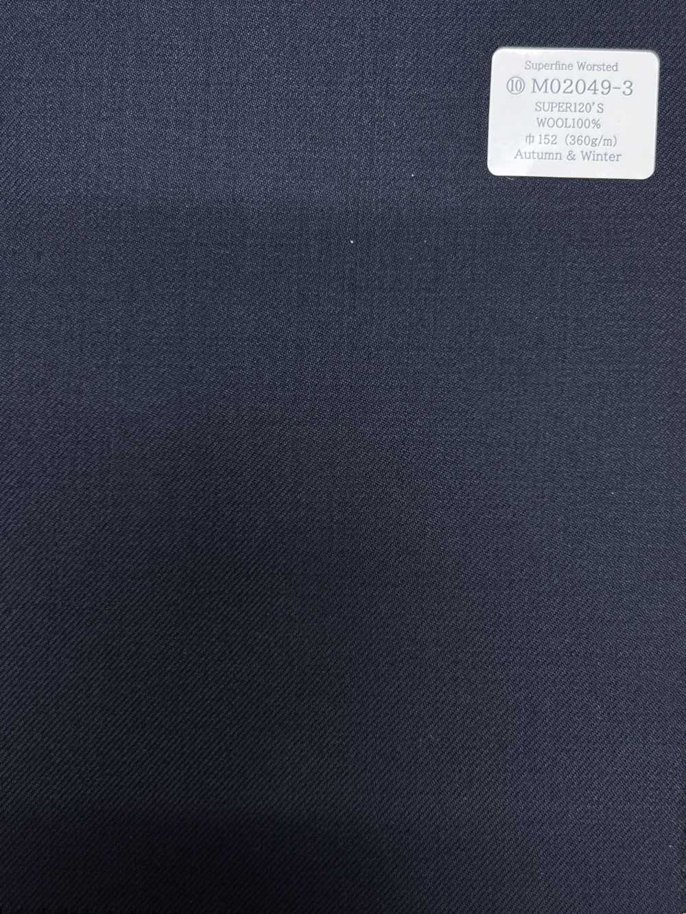 M02049-3 KUNISHIMA1850 Linea Esclusiva 【Lana Pettinata Superfine】Blu Navy Senza Fantasia[Tessile] Società Per Azioni Kunishima Co., Ltd.