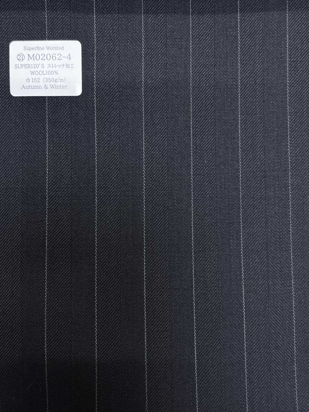 M02062-4 Linea Esclusiva KUNISHIMA1850 【Lana Pettinata Superfine】Spina Di Pesce Blu Navy[Tessile] Società Per Azioni Kunishima Co., Ltd.