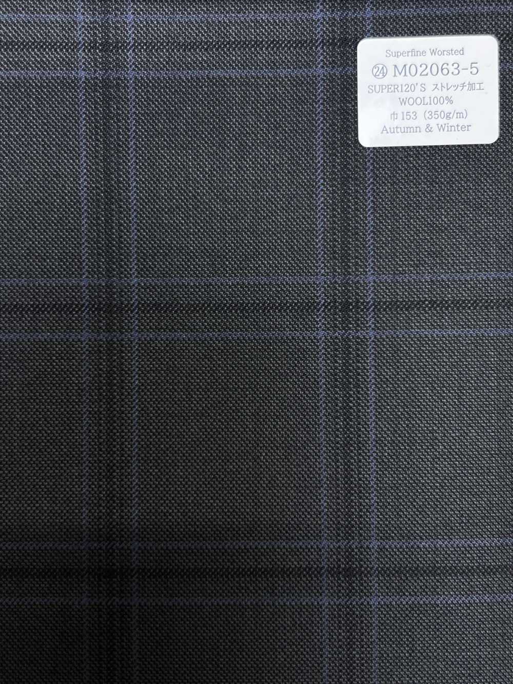 M02063-5 KUNISHIMA1850 Linea Esclusiva 【Lana Pettinata Superfine】Quadri Grigi[Tessile] Società Per Azioni Kunishima Co., Ltd.