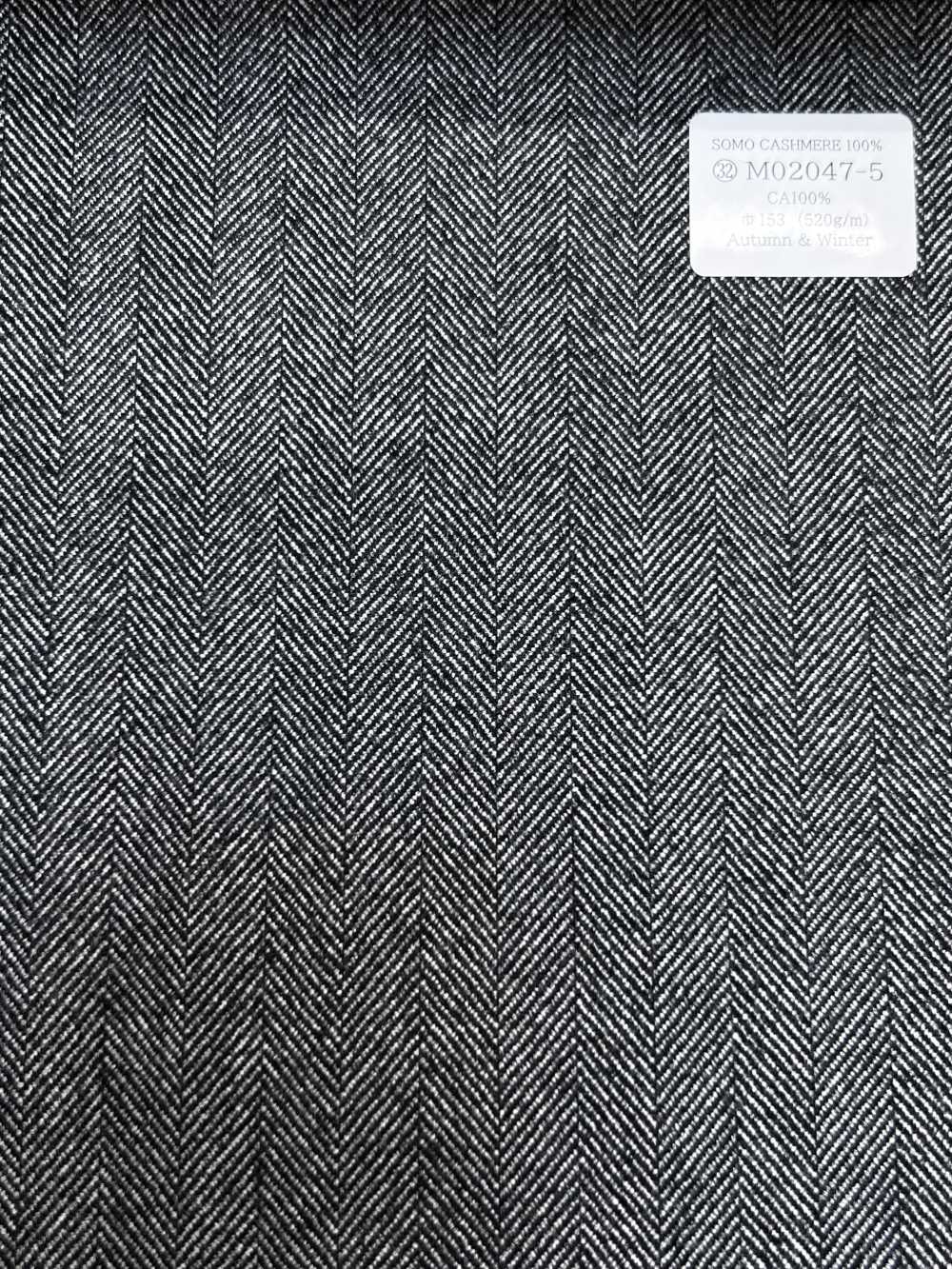 M02047-5 KUNISHIMA1850 Linea Esclusiva 【SOMO CASHMERE 100%】Spina Grigia[Tessile] Società Per Azioni Kunishima Co., Ltd.