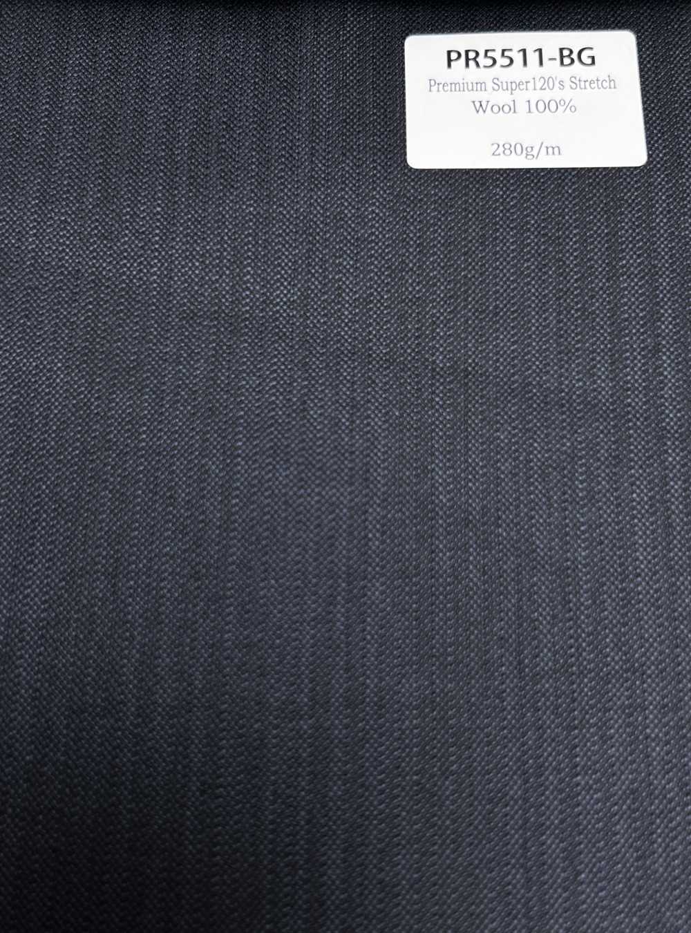 PR5511-BG Standard di produzione giapponese premium Super120's elasticizzato tinta unita blu-grigio[Tessile] HOSOI SYOJI