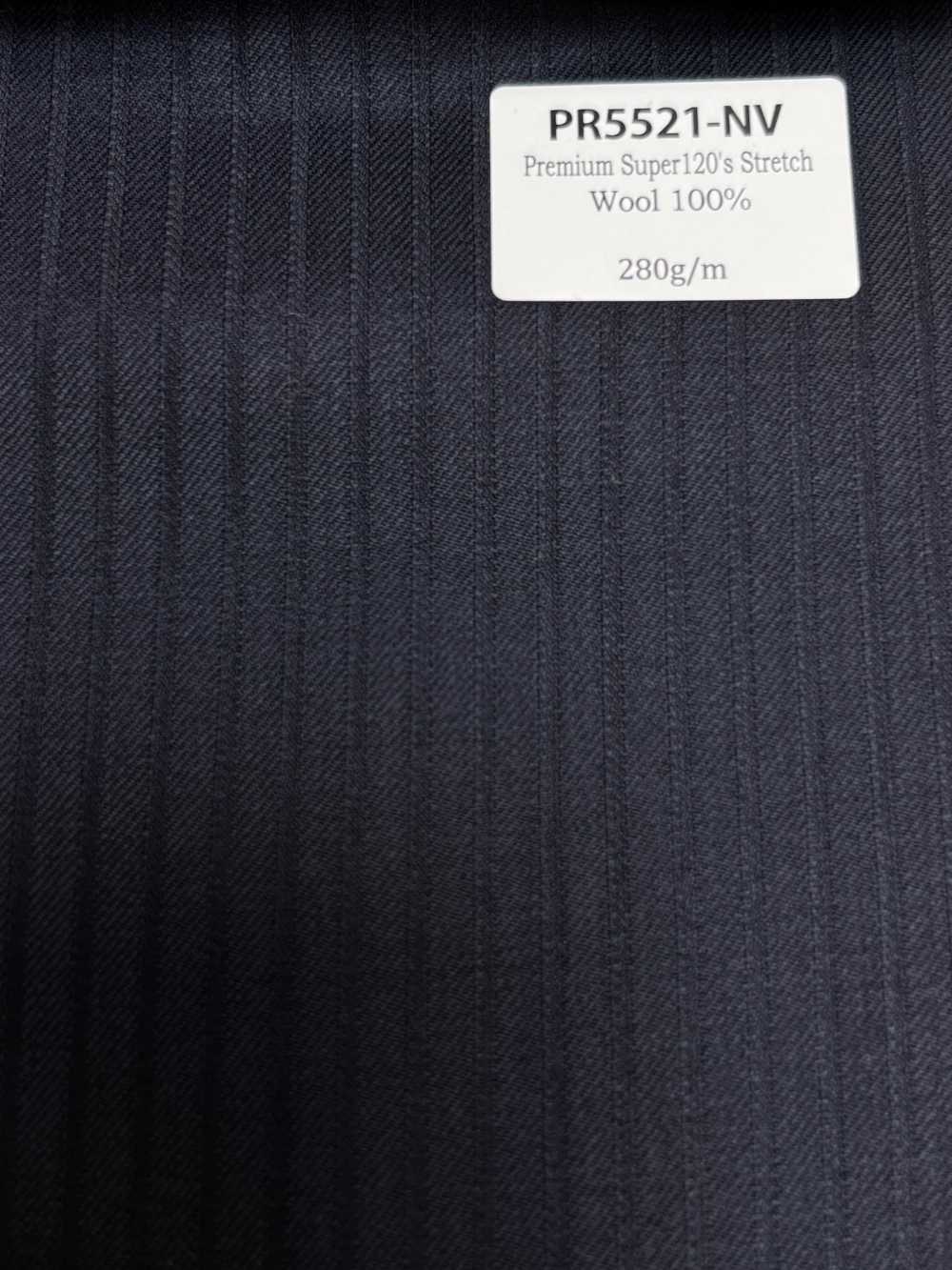 PR5521-NV Classico Made In Japan Premium Super120's Elasticizzato Tinta Unita Blu Navy[Tessile] HOSOI SYOJI
