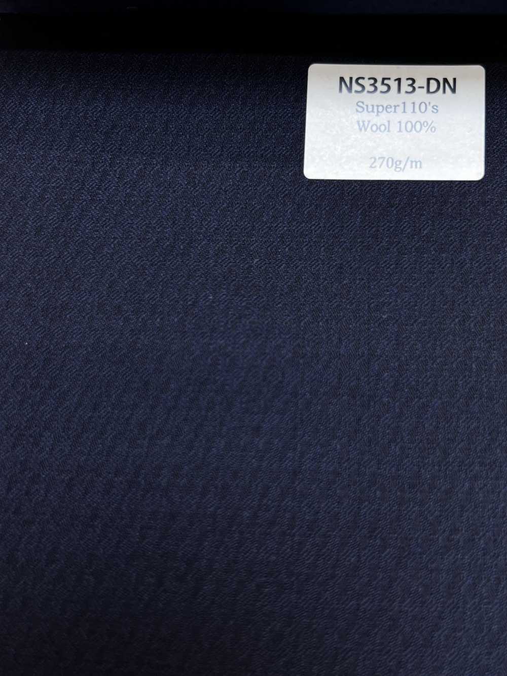 NS3513-DN Lana elasticizzata classica Super110's blu navy scuro di produzione nazionale[Tessile] HOSOI SYOJI