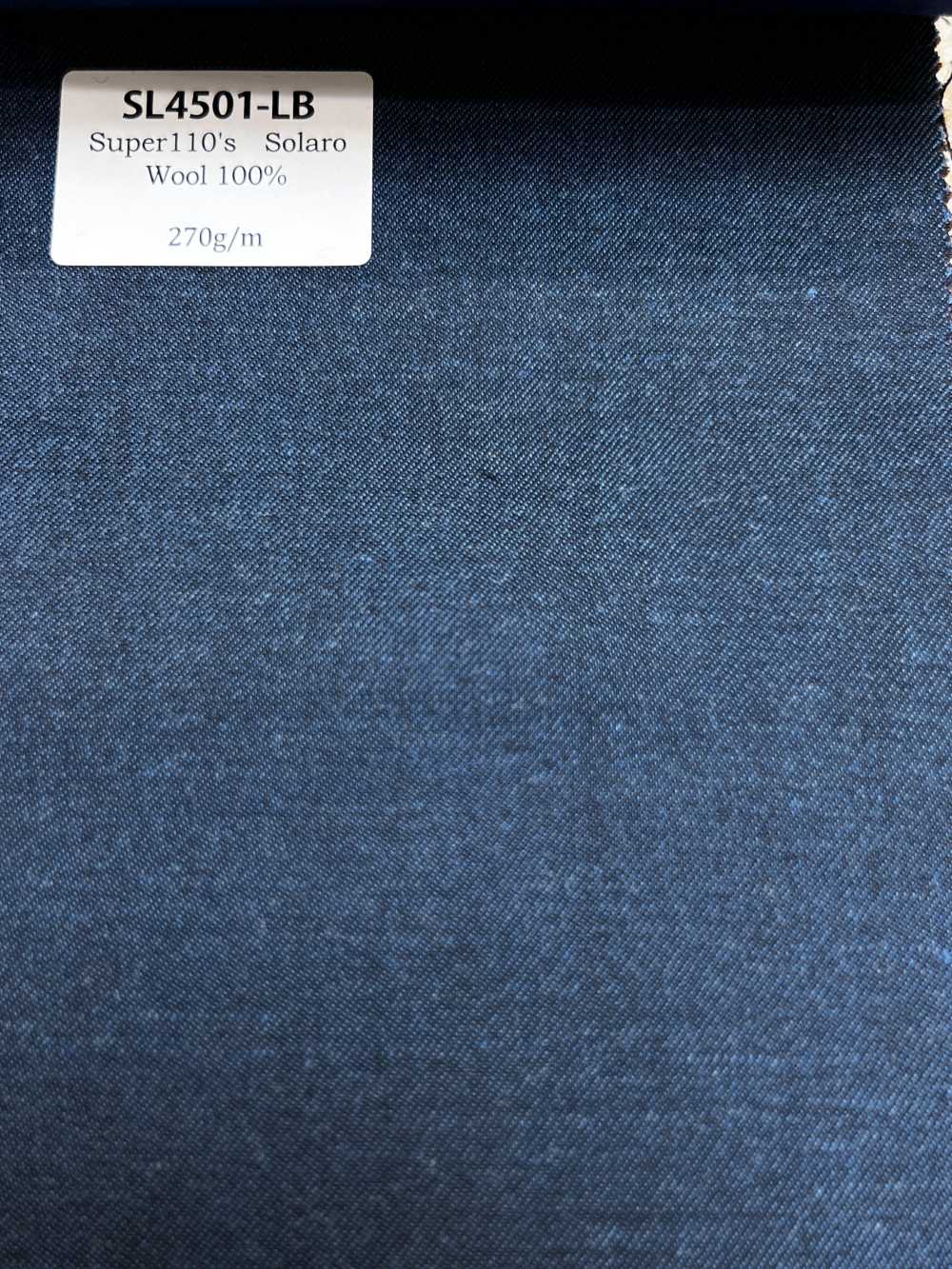SL4501-LB Standard Made in Japan Super 110's Tamamushi in lana stretch a strato singolo azzurro chiaro[Tessile]