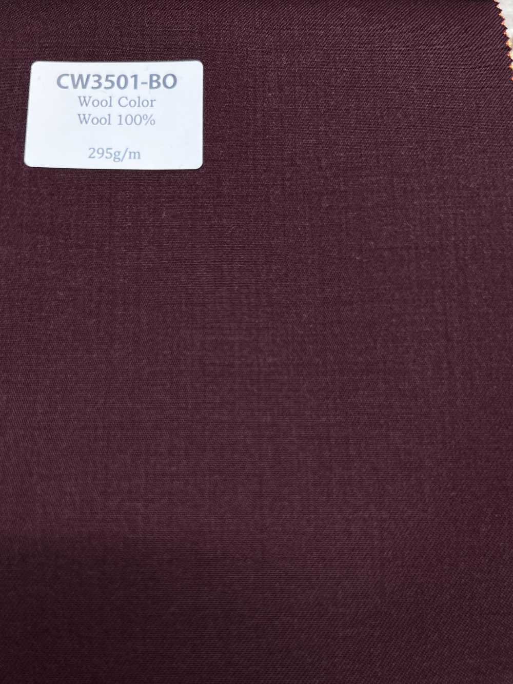 CW3501-BO Collezione standard di colori in lana prodotta in Giappone Bordeaux[Tessile] HOSOI SYOJI