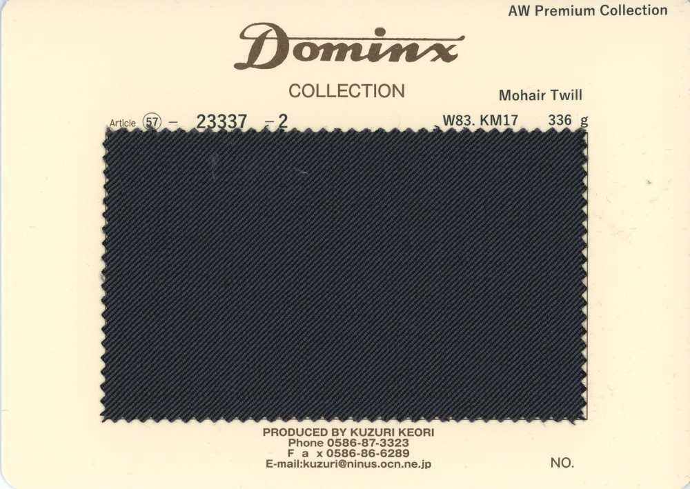 23337-2 Twill di mohair standard DOMINX Premium Collection Antracite[Tessile] Tessuto Di Lana Kuzuri (DOMINX)