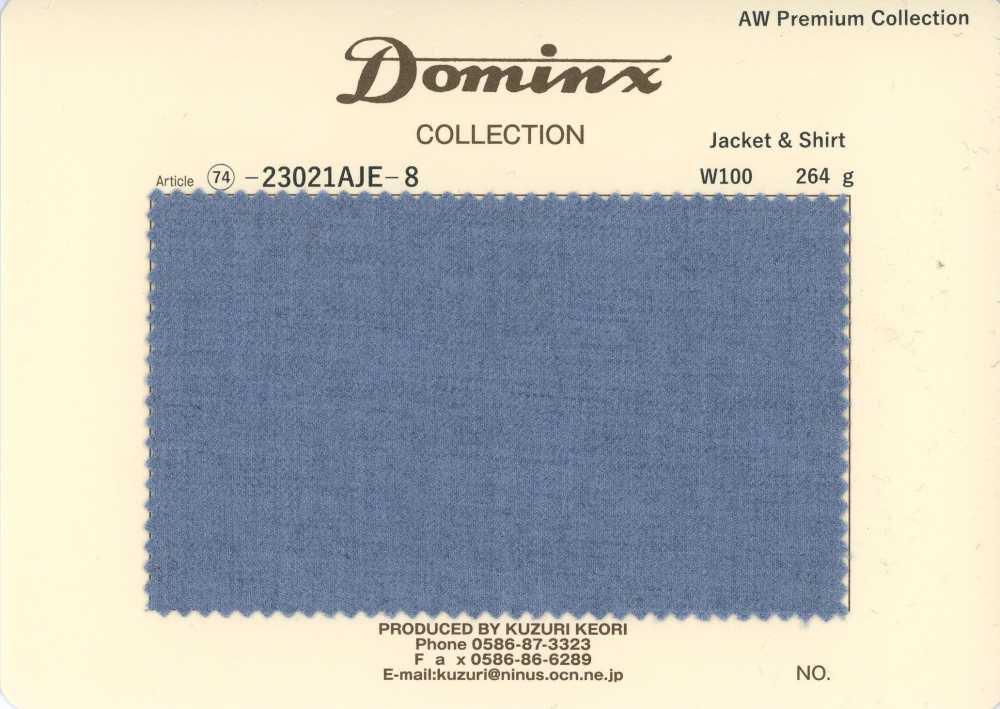 23021AJE-8 Giacca E Camicia Standard 100% Lana DOMINX (Dominx) Collezione Premium Azzurro Chiaro[Tessile] Tessuto Di Lana Kuzuri (DOMINX)