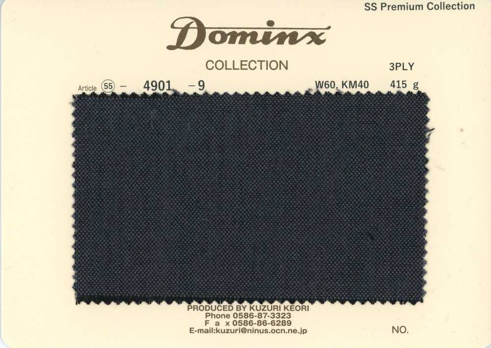 4901-9 Mohair da capretto standard a 3 capi DOMINX Premium Collection antracite[Tessile] Tessuto Di Lana Kuzuri (DOMINX)