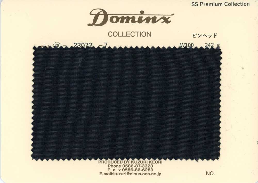 23072-7 Classic Pinhead Kid Mohair DOMINX Premium Collection Antracite[Tessile] Tessuto Di Lana Kuzuri (DOMINX)