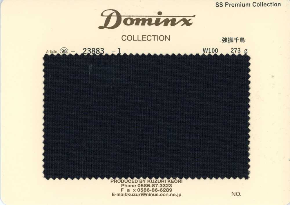 23883-1 Collezione Premium DOMINX In Mohair Pied De Poule Ad Alta Torsione Standard[Tessile] Tessuto Di Lana Kuzuri (DOMINX)