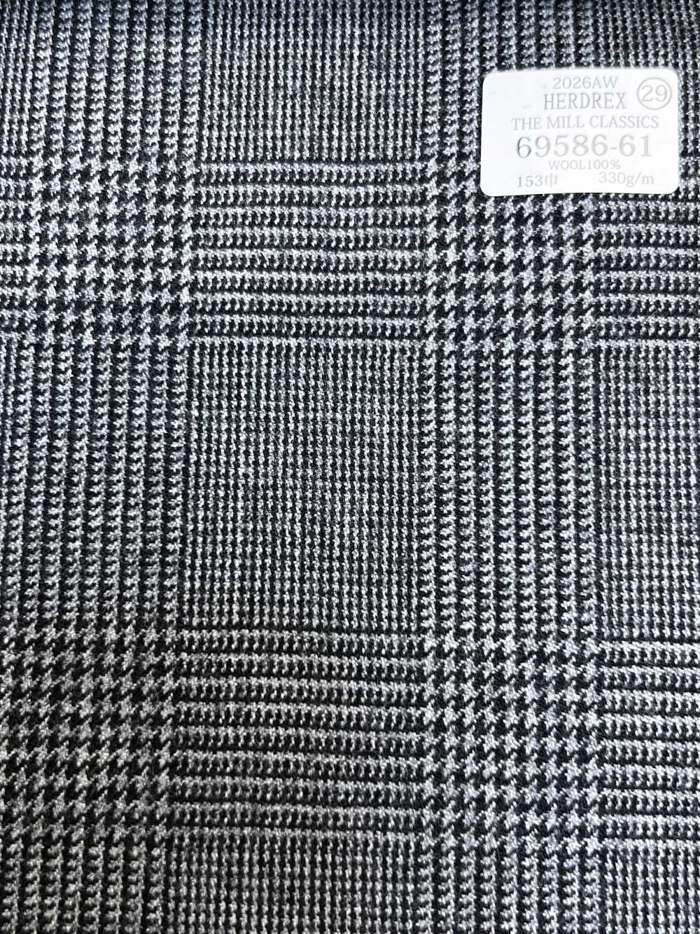 69586-61 26AW HERDREX [THE MILL CLASSICS] Mill Classics Glen Check Grigio[Tessile] Società Per Azioni Kunishima Co., Ltd.