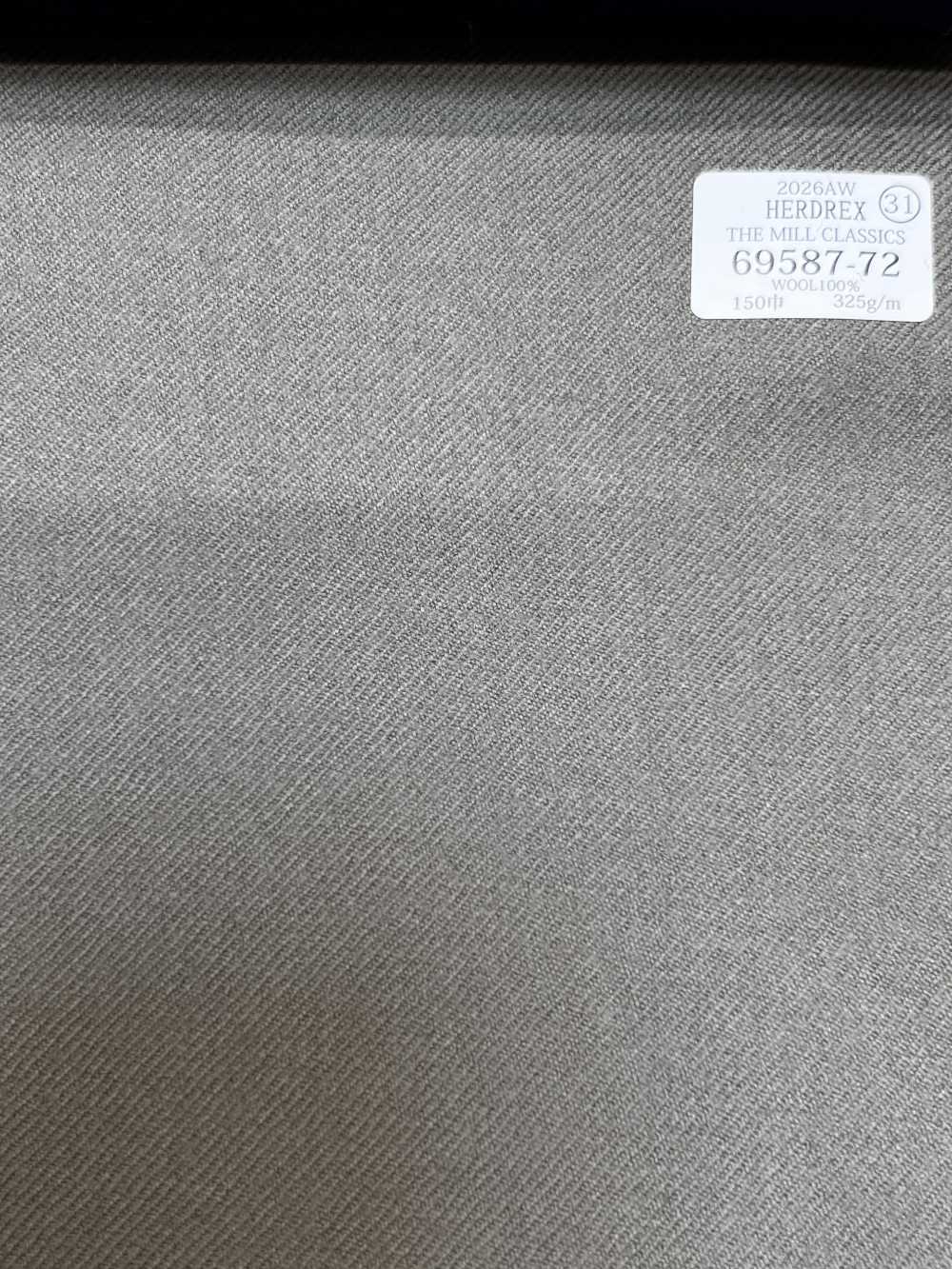 69587-72 26AW HERDREX [THE MILL CLASSICS] Mill Classics beige tinta unita[Tessile] Società Per Azioni Kunishima Co., Ltd.